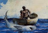 Homer, Winslow - Shark Fishing